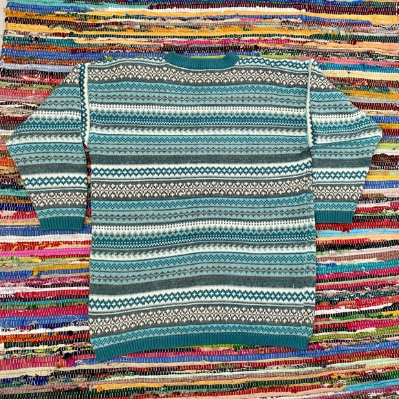 Vintage Fair Isle Fairy Kai Medium Embroidered Sweater - Picture 2 of 5